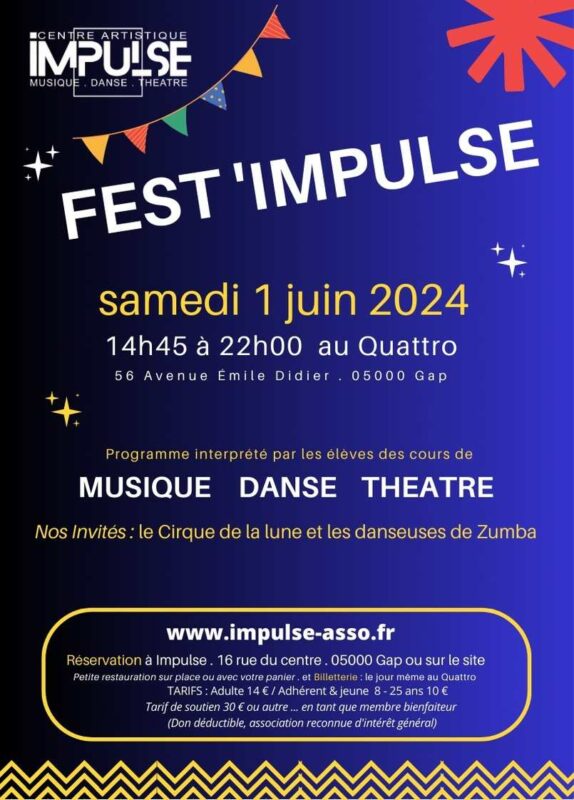 Fest’ Impulse 2024 Impulse au Quattro 1er juin 2024