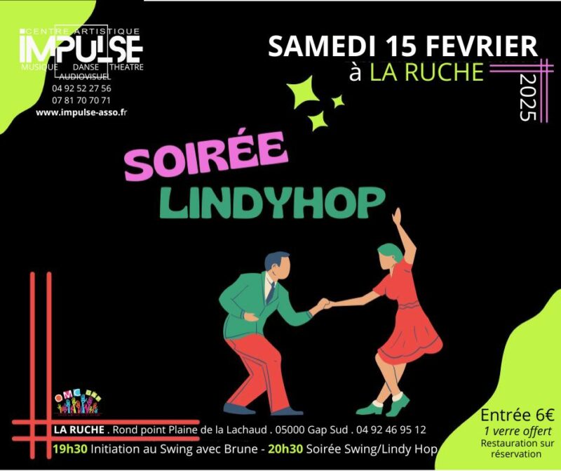 Affiche Soirée Lindy Hop